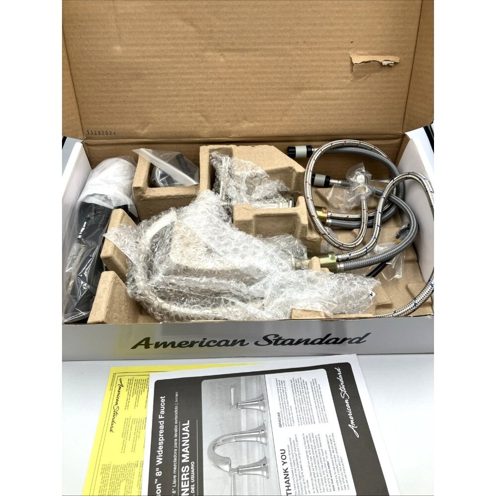 American Standard Rumson 8 in Widespread 2-Handle Bathroom Faucet Brushed Nickel